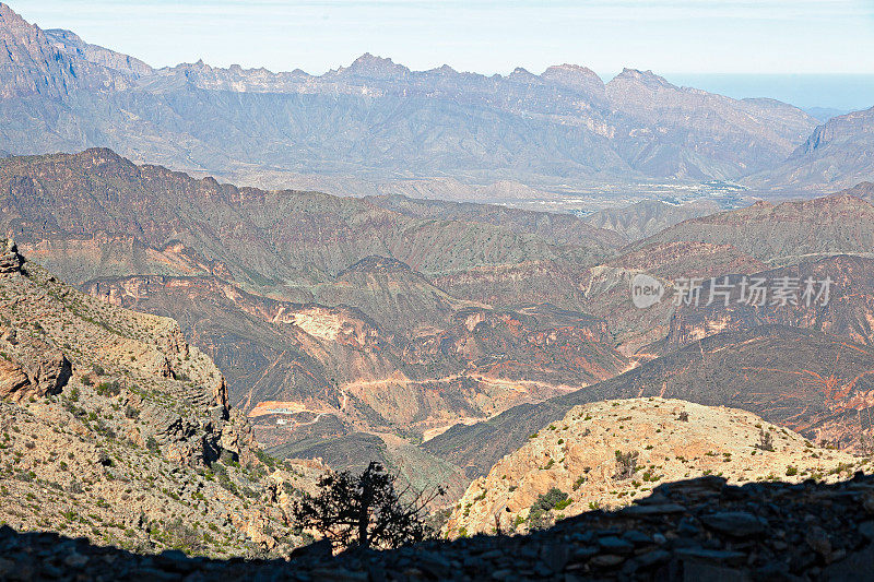 Al Hajar山脉的山峰